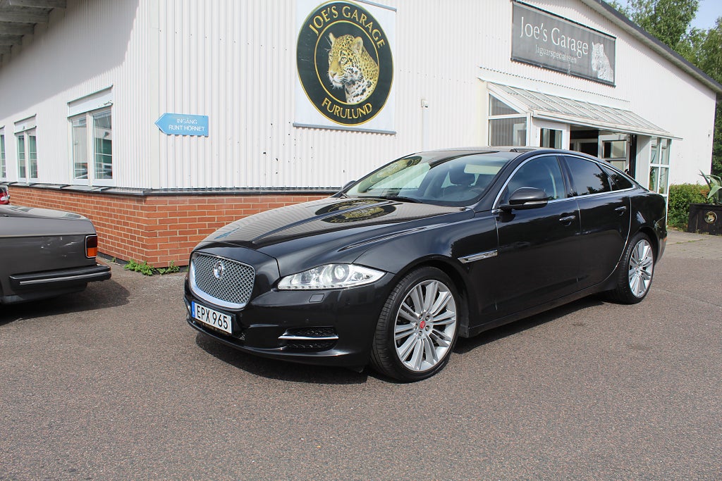 Jaguar XJ 5.0 V8 385 hk, Portfolio, mkt fin och völskött, nyserv