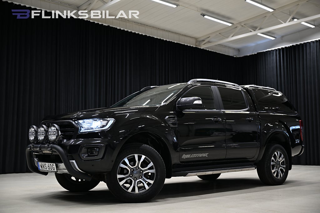 Ford ranger 213HK Automat|Wildtrack|Kåpa|Drag|Värmar|Släde|NyKamrem