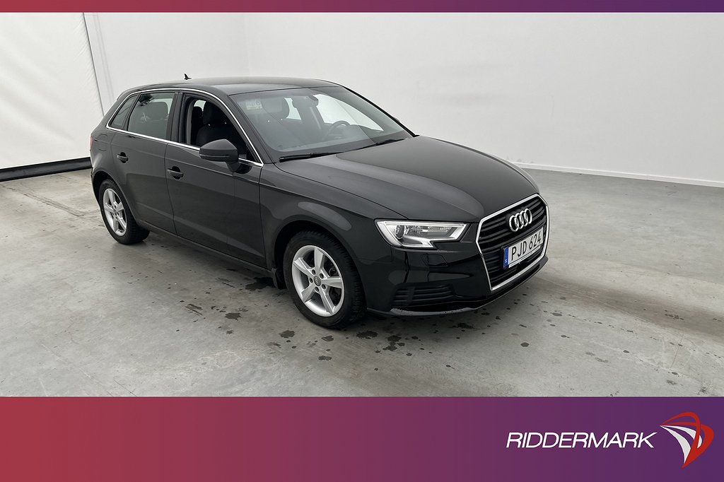 Audi A3 TFSI 116hk Proline Sensorer Farthållare Bluetooth