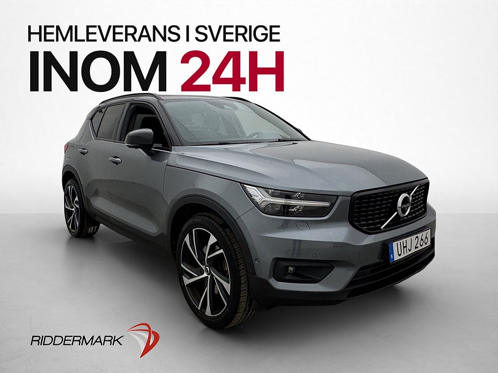 Volvo XC40 D4 AWD R-Design Värmare H/K Panorama 360° MOMS