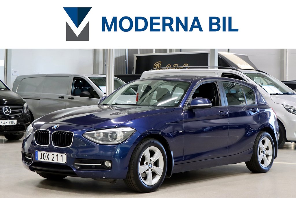 BMW 116 d Sport line DRAGKROK M-VÄRM XENON NYBES/NYSERV