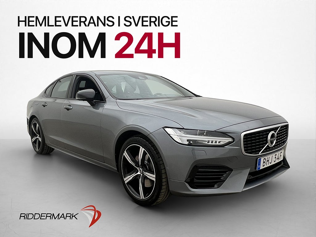 Volvo S90 T8 TwEn AWD R-Design VOC P-Värm 360 HuD Drag Skinn
