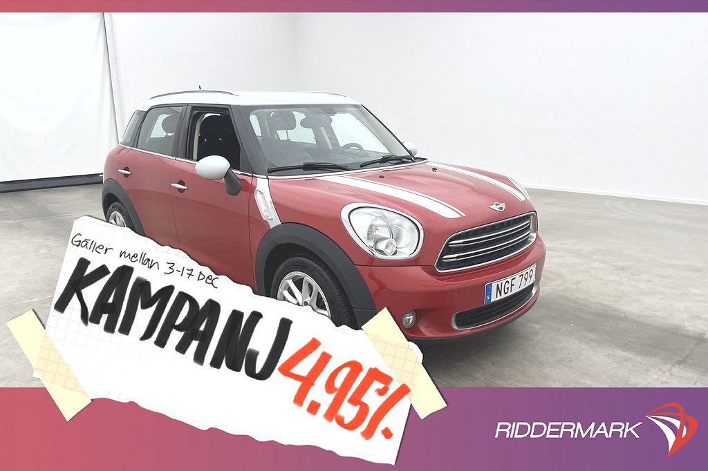 MINI Countryman D 112hk Sensorer Halvskinn 4,95% Ränta