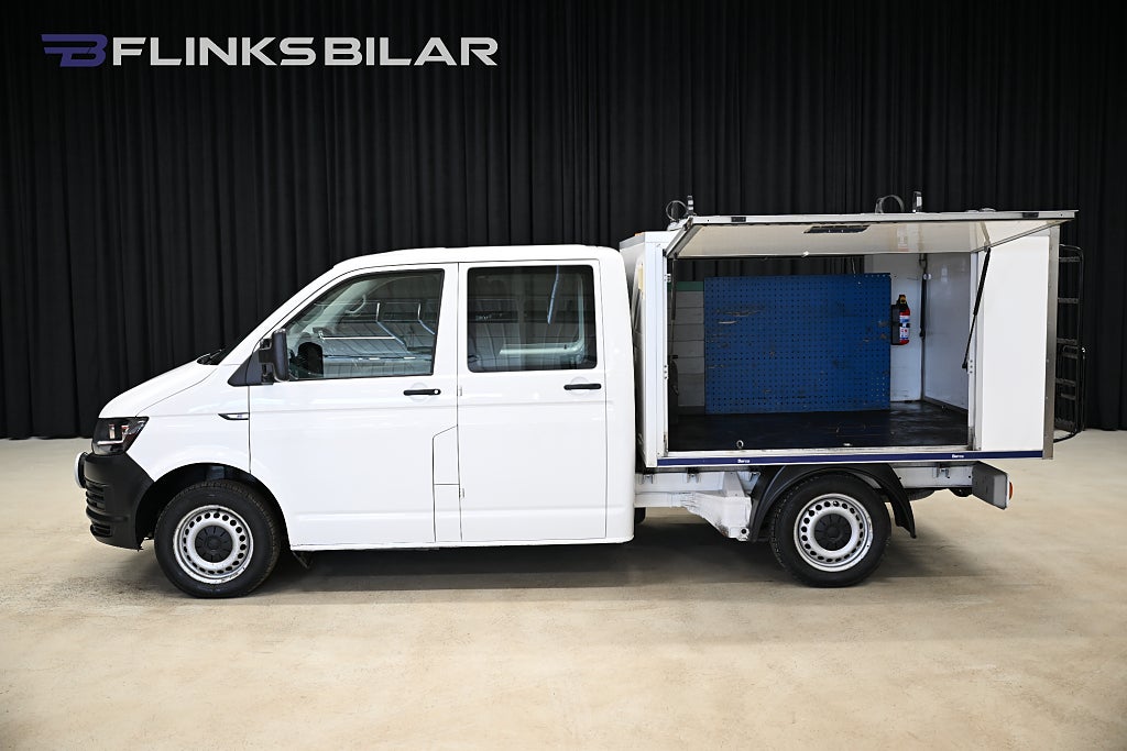 Volkswagen Transporter 4Motion 150HK Kåpa|Inredd|Drag|Värmare|Inverter|Leasbar