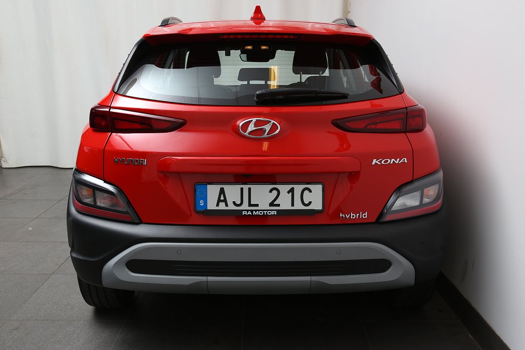 Hyundai Kona 1,6 GDI Hybrid 141hk Essential Aut Motorvärmare 2021