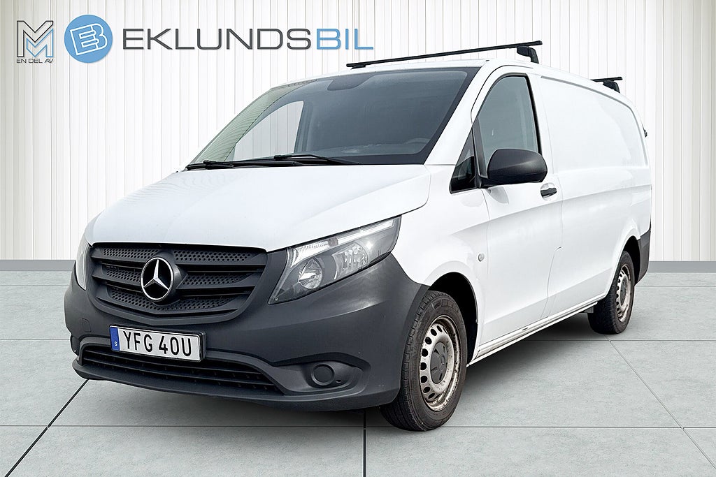 Mercedes-Benz Vito 109 CDI 2.8t Lång Drag Värmare Takräcke 3-sits