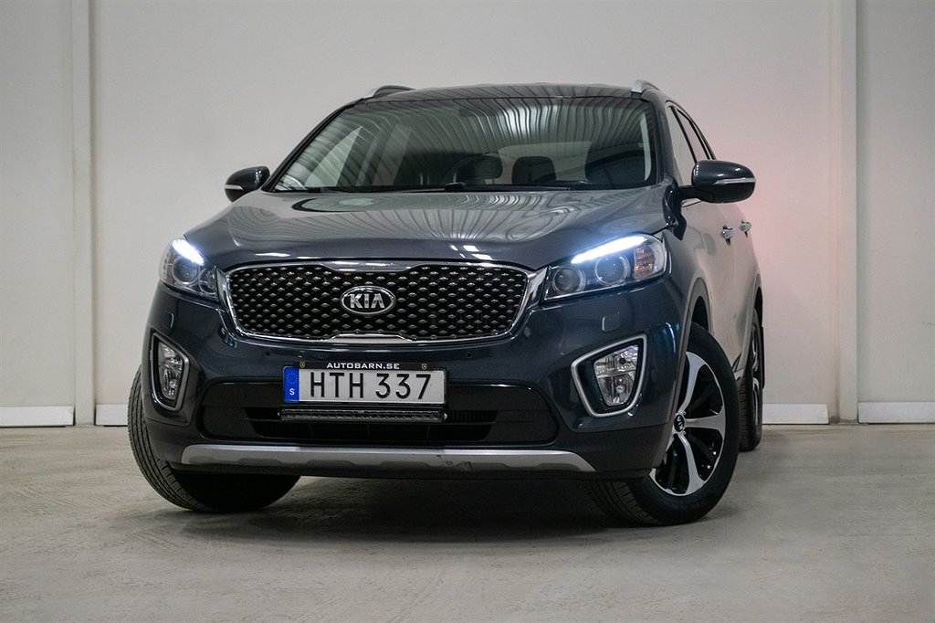 Kia Sorento 2.2 CRDi AWD Business 7-sits Skinn B-kamera Navi 200hk