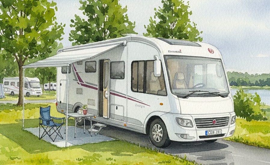 Eura Mobil Integra 840 EB-3, EP stödb, Alde, AC, Drag, skinn 