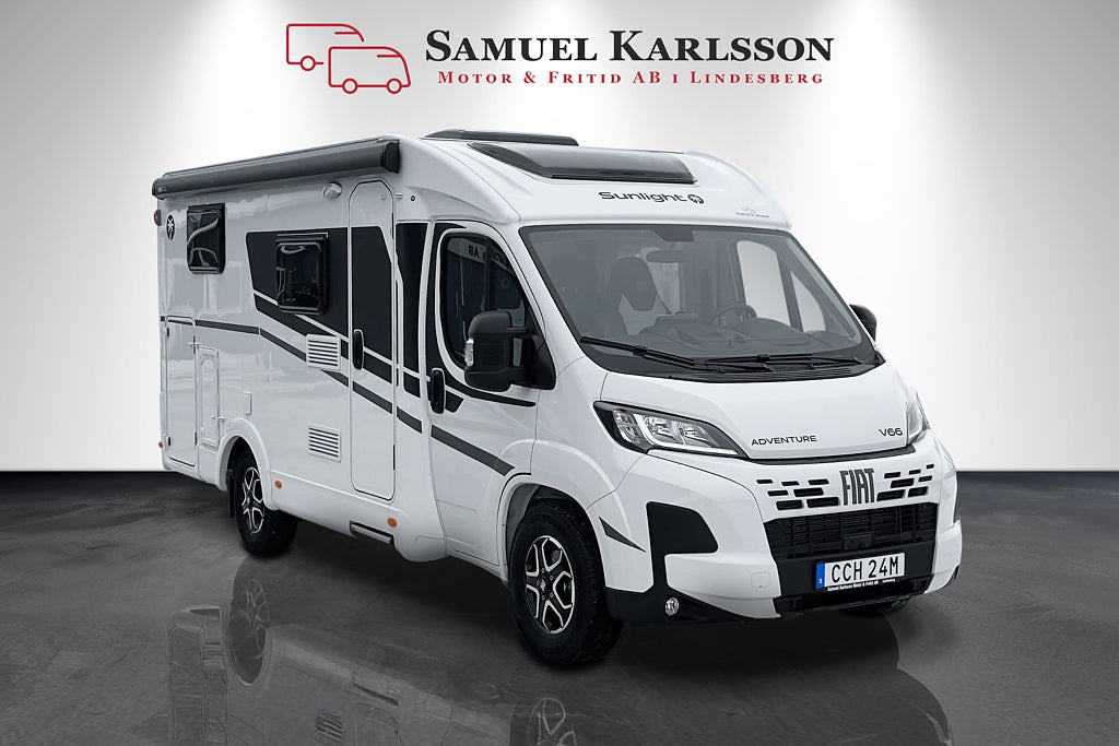 Sunlight V66 Adventure Edition | Fabriksny | Långbäddar