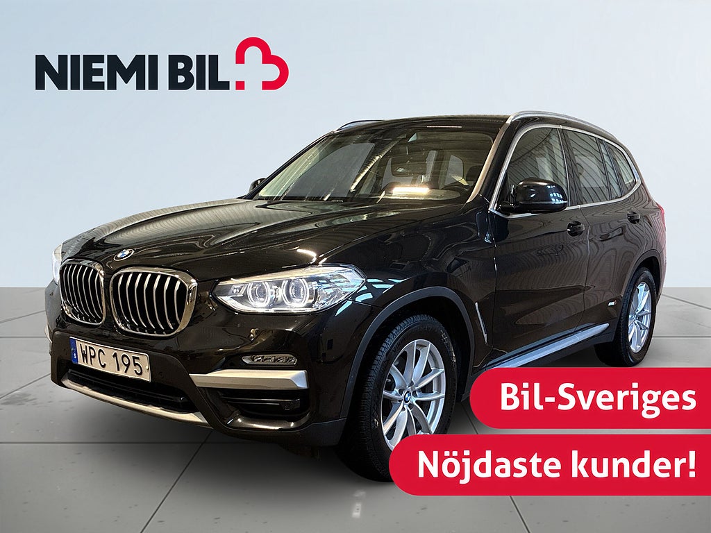 BMW X3 xDrive20d Aut Drag Värmare Rattvärme X-Line S&V 1 ägare