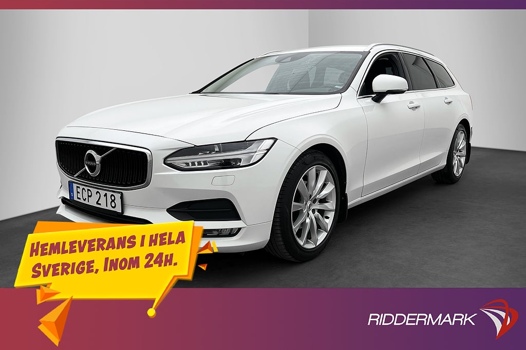 Volvo V90 D4 Momentum VOC Värmare Kamera CarPlay Dragkrok