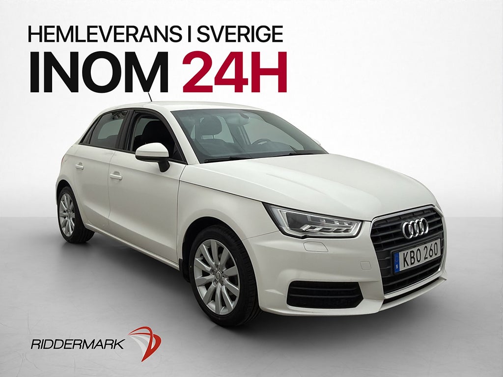 Audi A1 Sportback 1.0 TFSI Proline Sensorer Farthållare