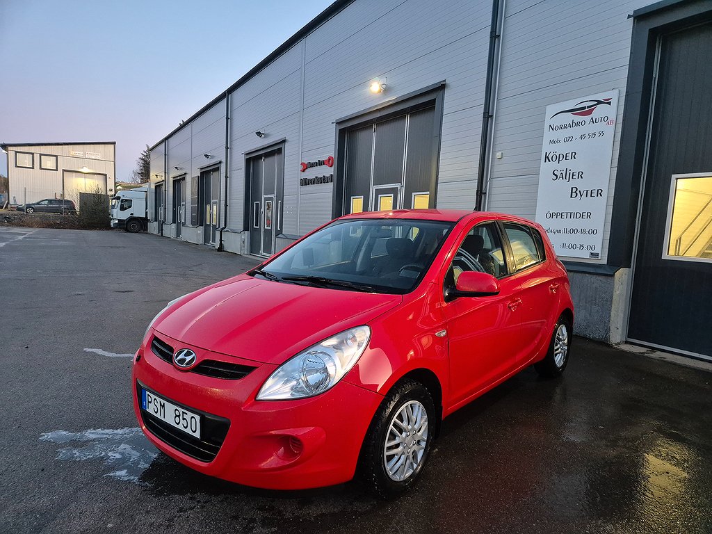 Hyundai i20 5-dörrar 1.2 Select Euro 5 Lågmill.