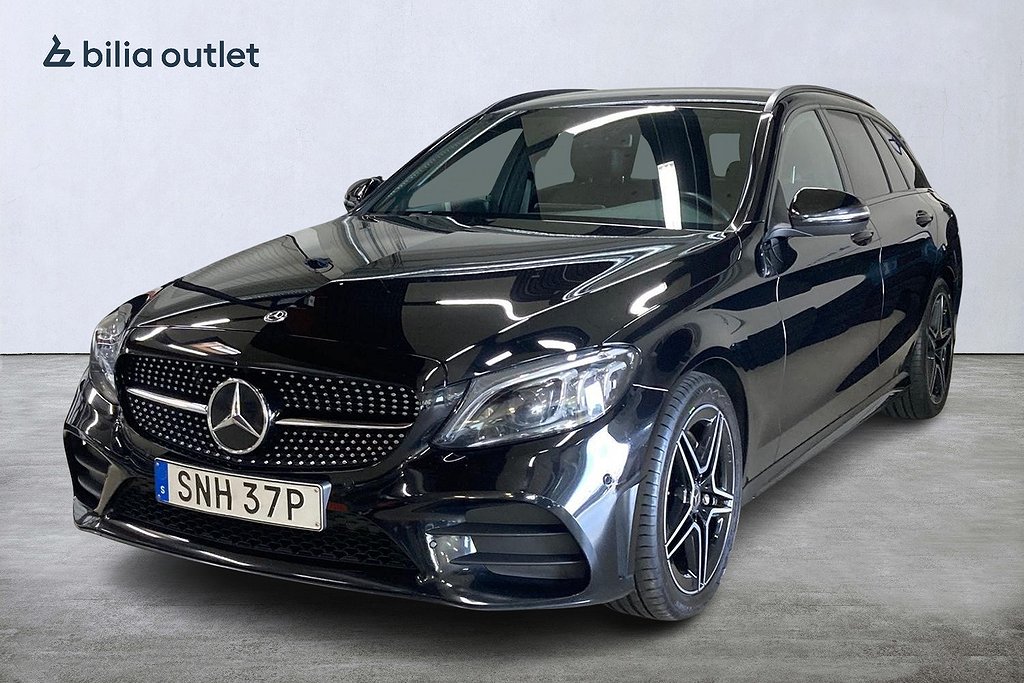 Mercedes-Benz C 220 T d AMG 194hk Nightpkt Burmester Premium