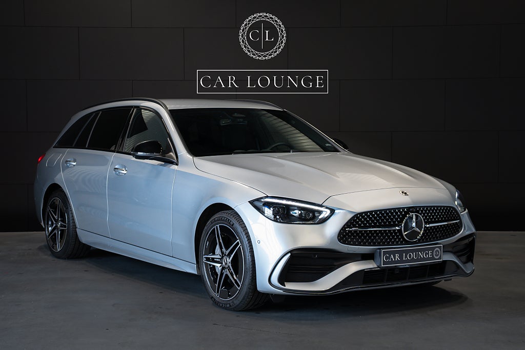 Mercedes-Benz C 300 e AMG kombi \ Helläder \ Burmester \ Minnespaket \ Dragkrok 