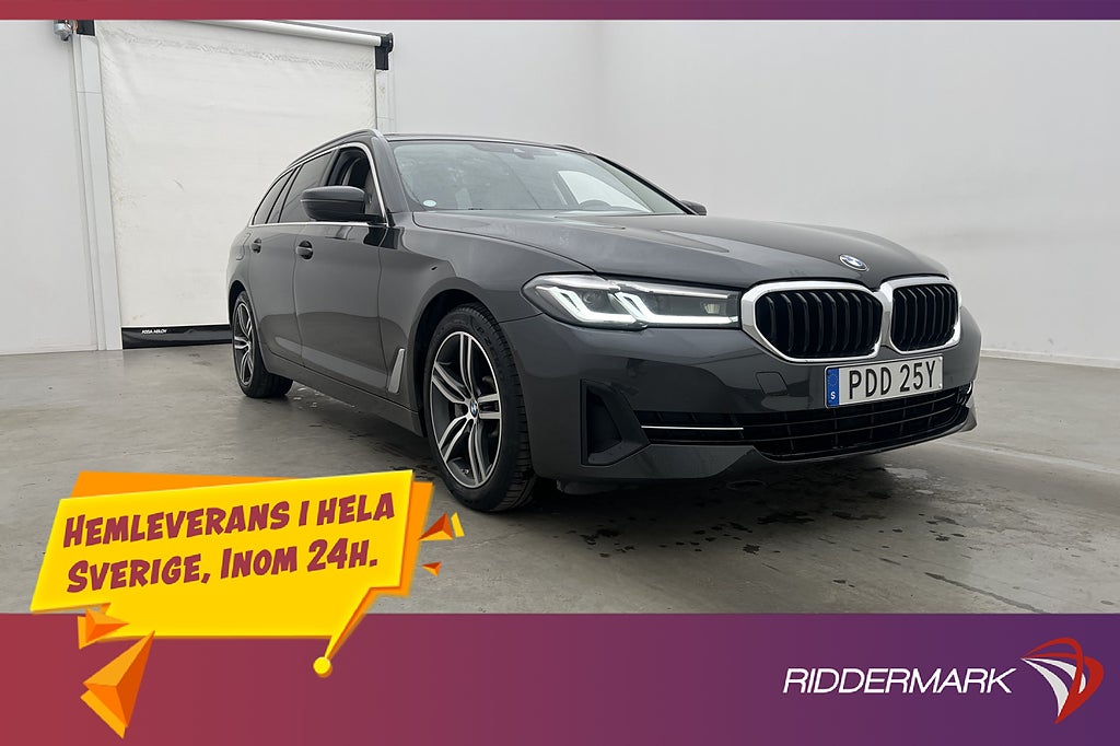 BMW 530e xDrive Touring Steptronic 292hk Kamera Skinn Drag