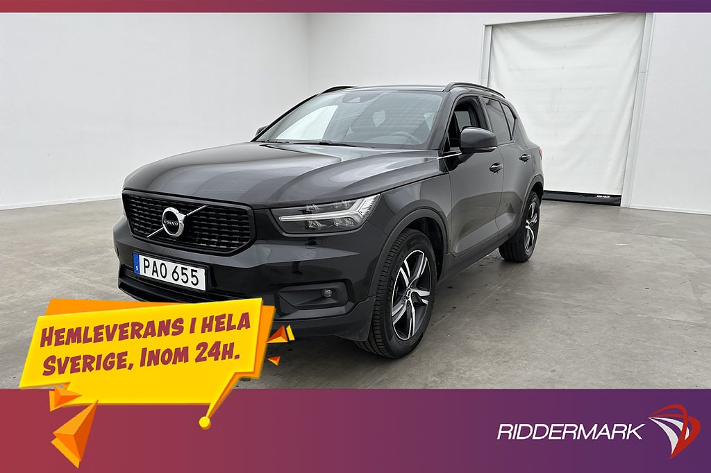 Volvo XC40 T2 R-Design VOC Värm Kamera CarPlay Rattvärm BLIS
