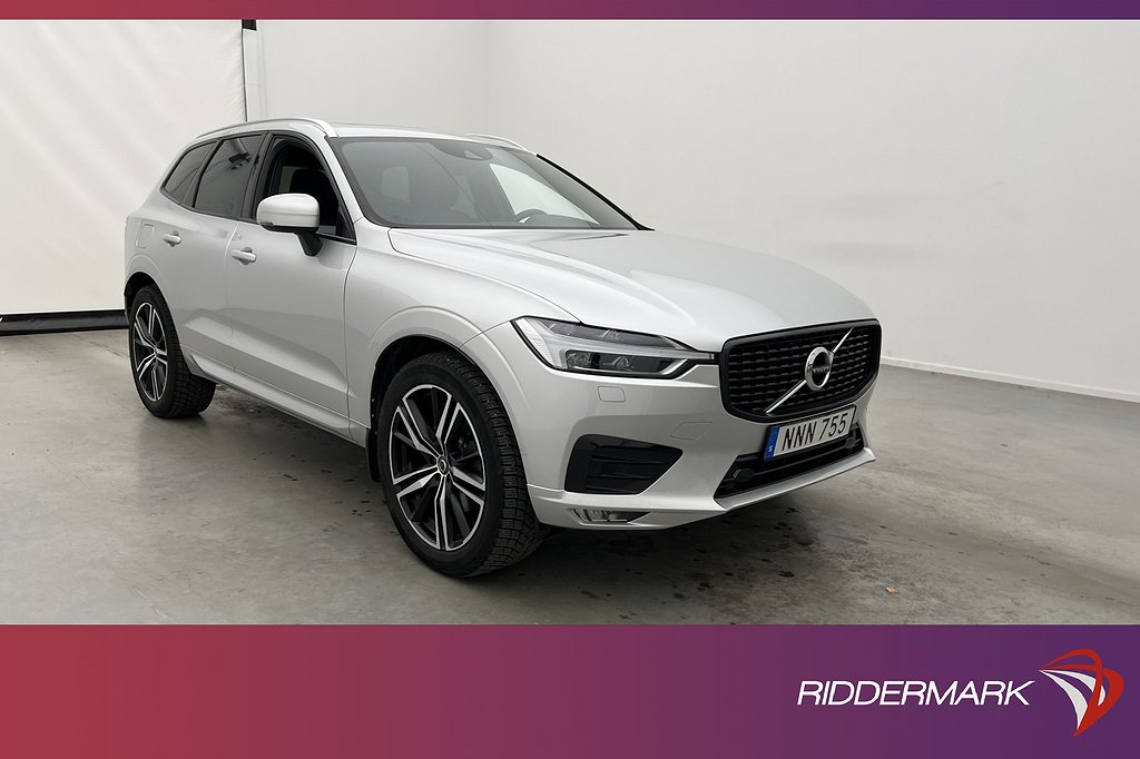 Volvo XC60 D4 AWD 190hk R-Design Panorama Skinn Keyless Drag