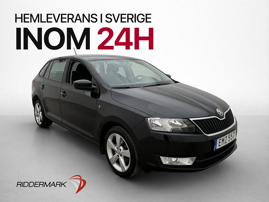 Skoda Rapid 1.6 TDI 90hk M-Värmare Farthållare P-Sensorer