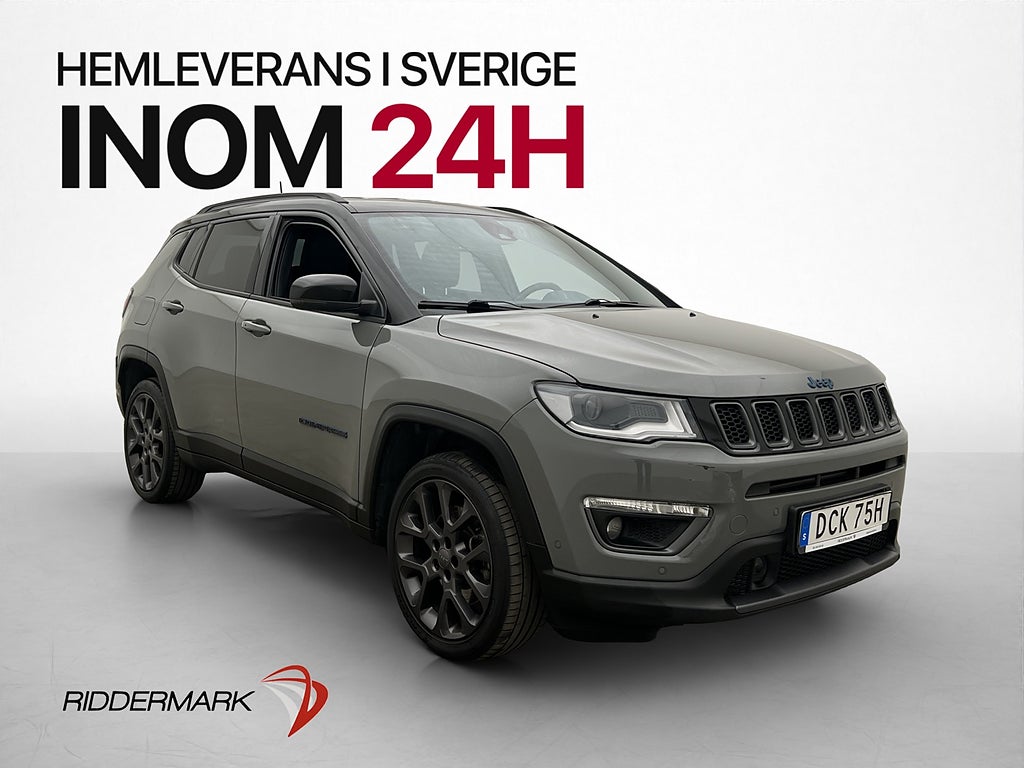 Jeep Compass AWD 240hk S-Model Navi Kamera Skinn Alpine