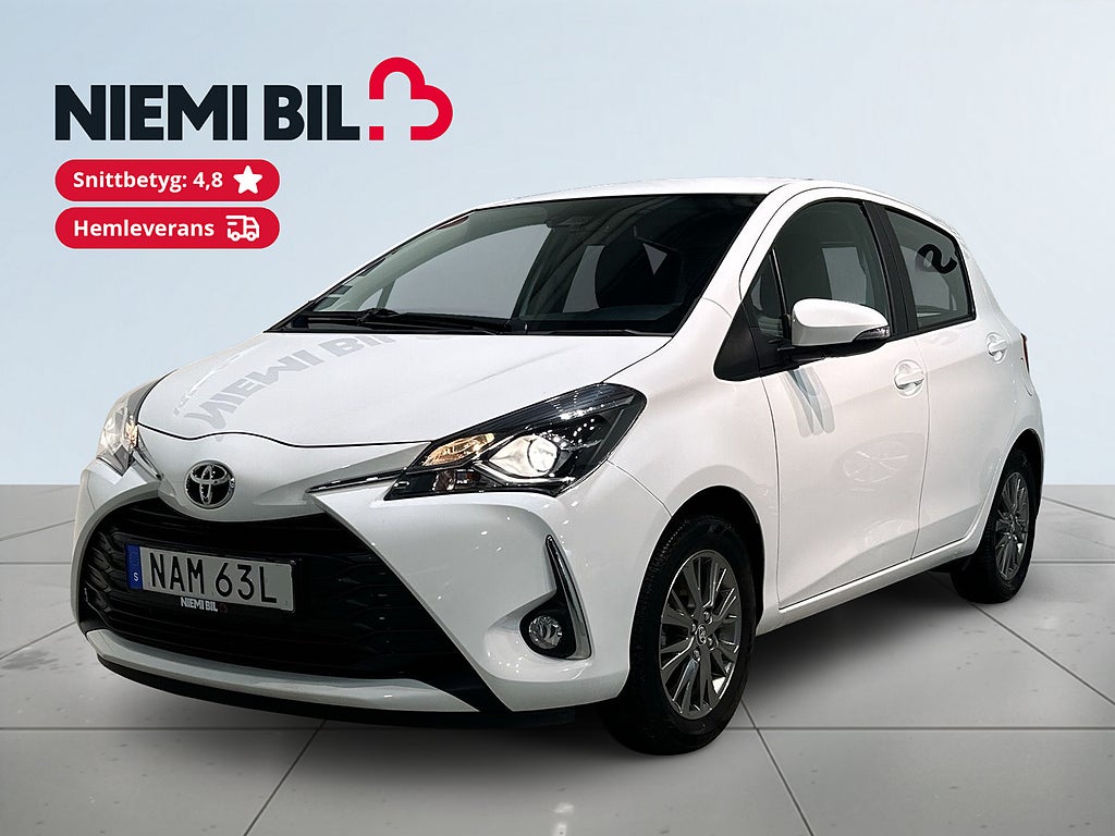 Toyota Yaris 5-dörrar 1.5 Active Mvärm Farthållare Kamera S/V-hjul
