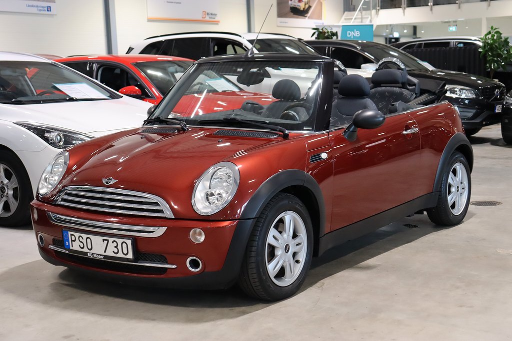 MINI One Cab 1.6 90HK Nybesiktigad/Sensorer/Sv-Såld