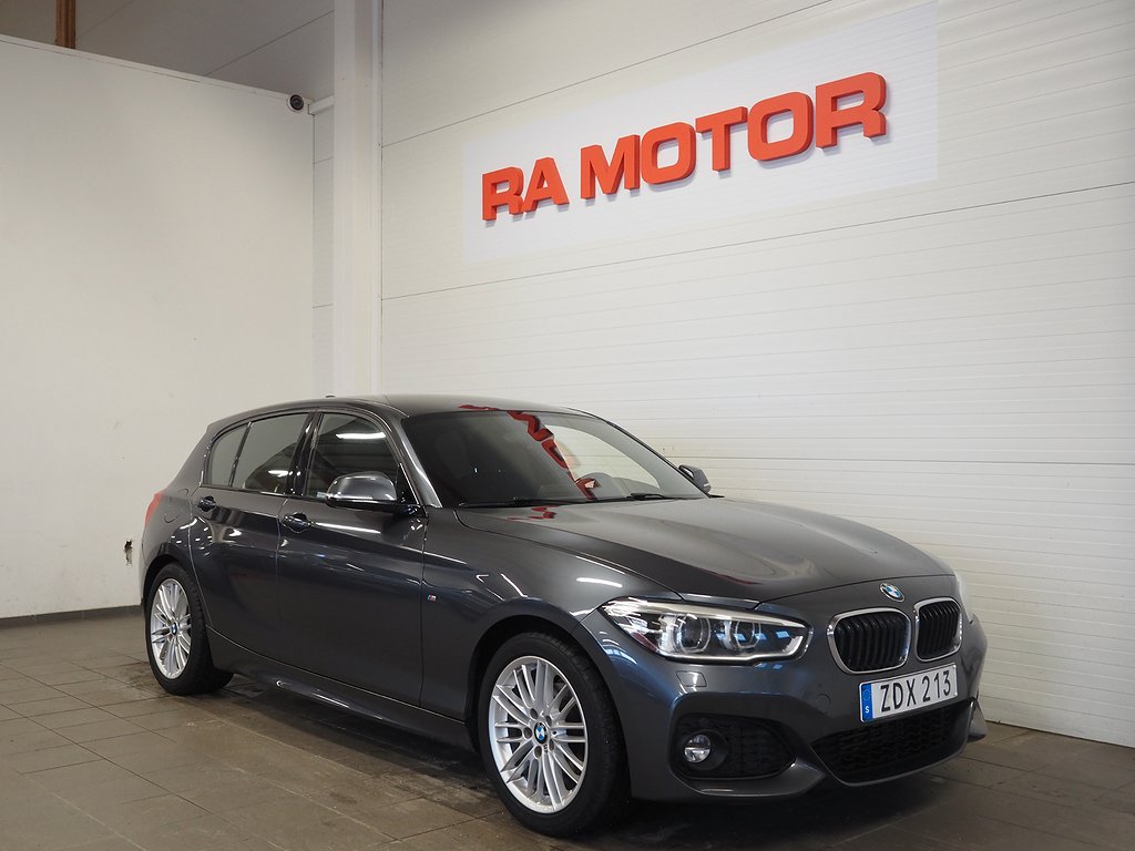 BMW 118 i M Sport Farthållare P-Sen Bluetooth Shadowline 2018