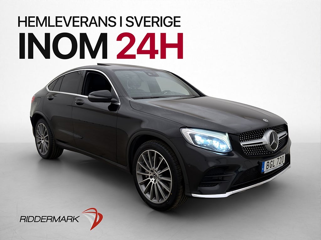 Mercedes-Benz GLC 250 Coupé 4M 211hk AMG Pano Burmest Kamera