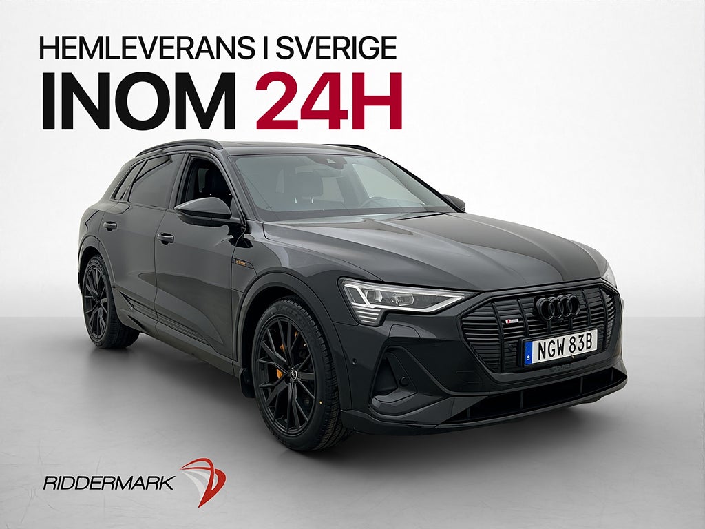 Audi e-tron 55 Q S-line 360° Skinn B&O CarPlay Navi Adaptiv