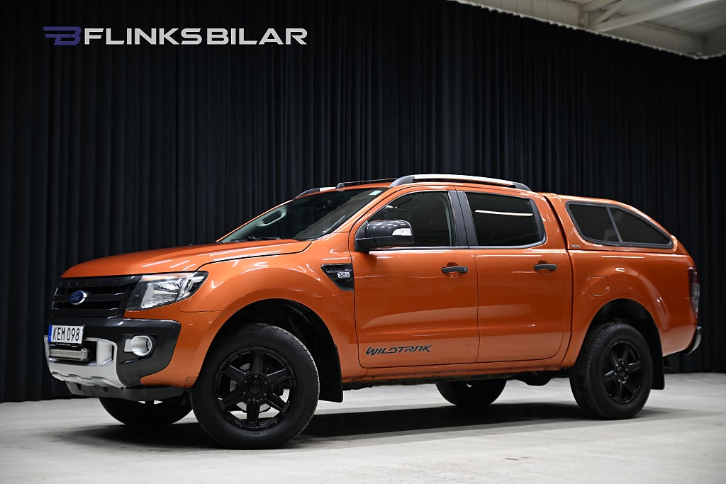 Ford Ranger 3.2 TDCi 200HK Automat|Wildtrack|Kåpa|Drag|DIFF|Leasbar