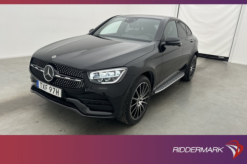 Mercedes-Benz GLC 200 Coupé 4M AMG Taklucka Cockpit 360 Värm