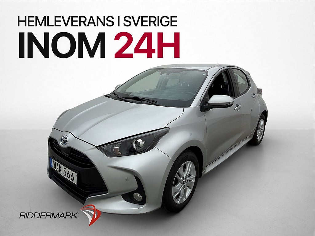 Toyota Yaris Hybrid 116hk Kamera Rattvärme Moms En brukare
