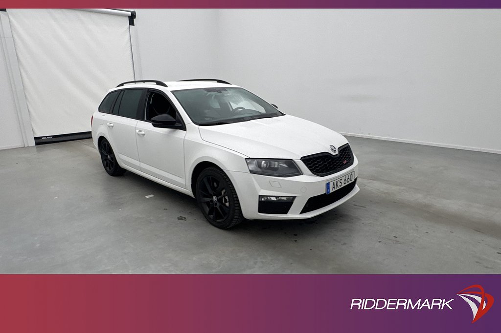 Skoda Octavia Combi RS TDI 184hk M-Värm Navi Sensorer Drag