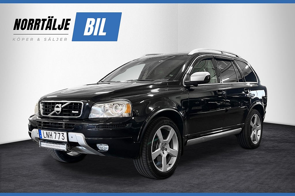Volvo XC90 D5 200HK AWD AUT R-DESIGN D-VÄRM DRAG TAKLUCKA 7-SITS