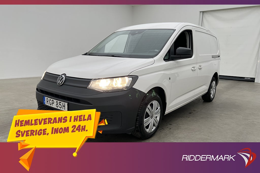 Volkswagen Caddy Cargo Maxi Värmare PDC CARPLAY 2xDörr Moms