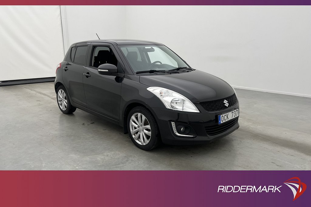 Suzuki Swift 1.2 VVT 94hk Navi Farthållare Bluetooth