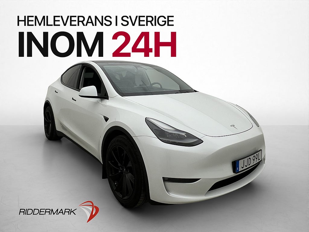 Tesla Model Y Longe Range 514hk AWD Dragkrok Autopilot MOMS