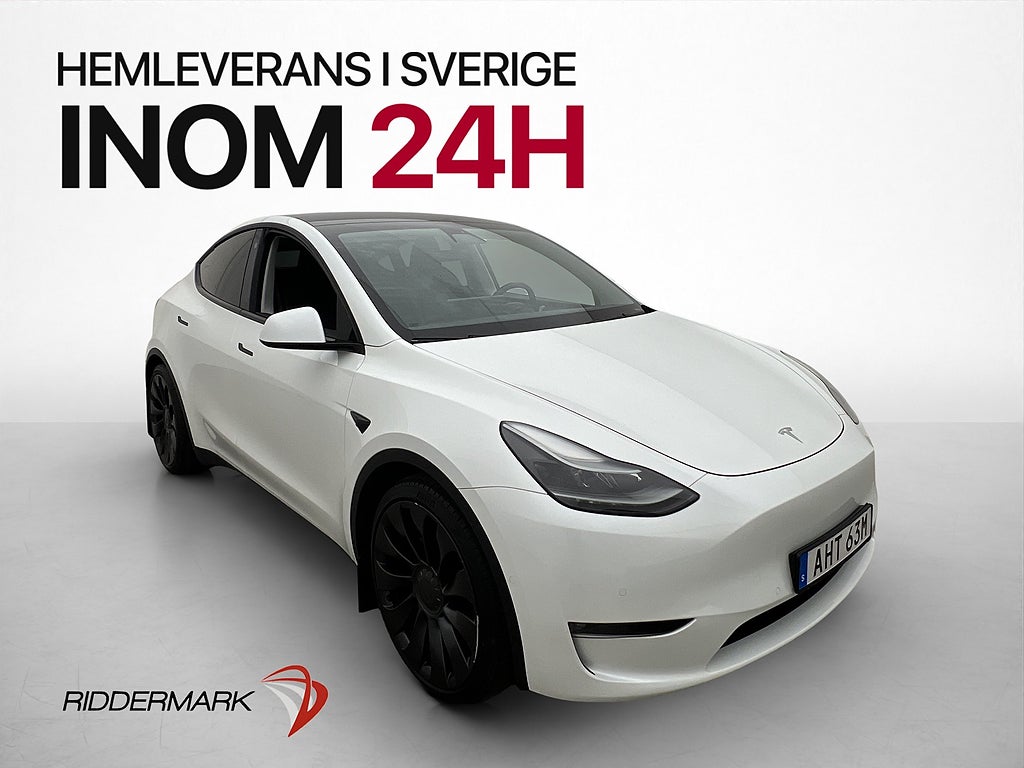 Tesla Model Y Performance Sensorer HW3 Kamera AP Värmepump