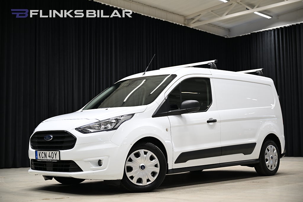 Ford transit Connect 100HK L2|Automat|Inredd|Dubbelgolv|Moms|EnÄgare