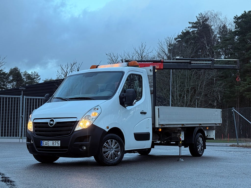 Opel Movano  Flak 2.3 CDTI/moms/4m flak/kran/Nyserv