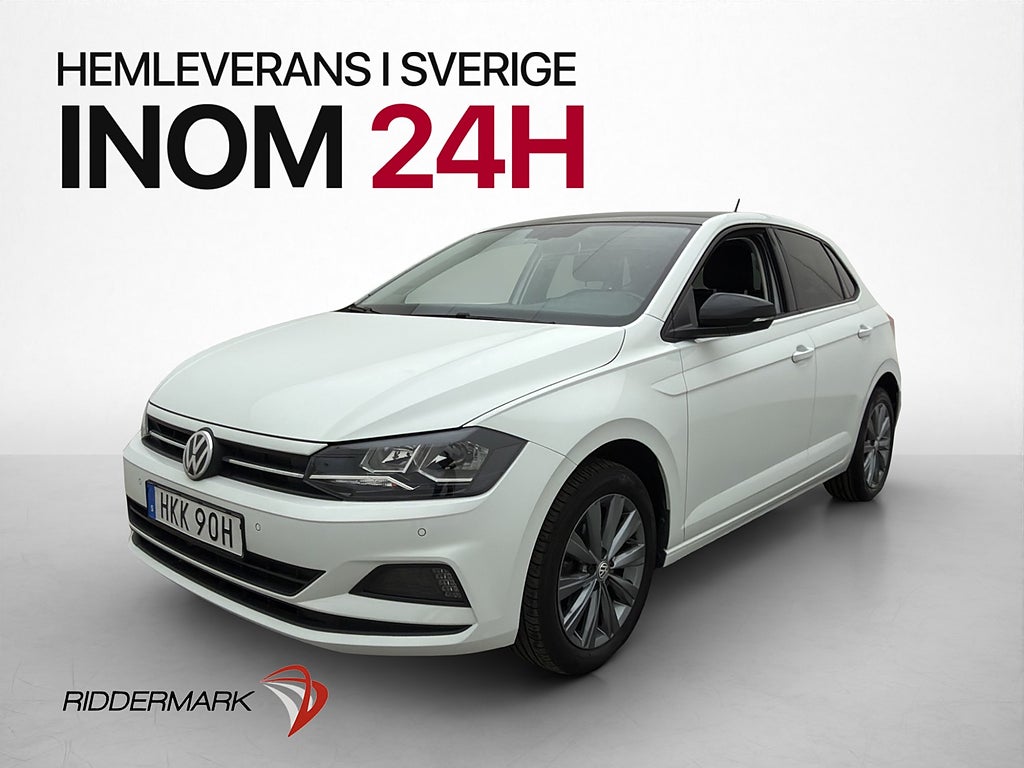 Volkswagen Polo 1.0 TSI 95hk Bluetooth P-Sensorer 0.49 l/mil