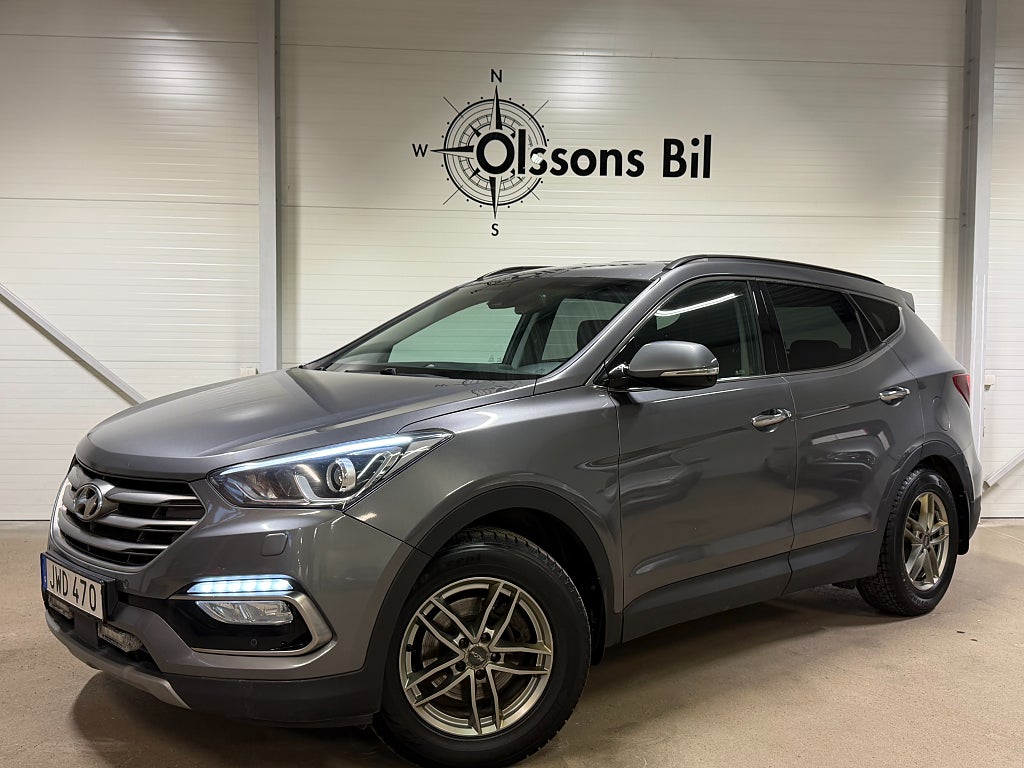 Hyundai Santa Fe 2.2 CRDi 4WD Aut Drag 7-sits B-kam Läder