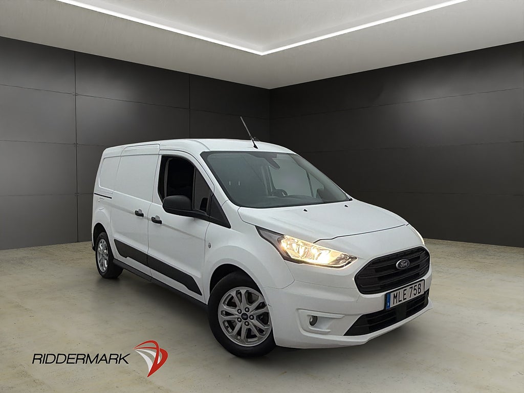 Ford Transit Connect LWB Värmare Dragkrok Kamera 2xDörr Moms