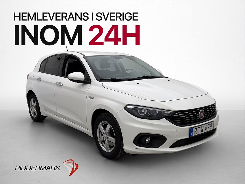 Fiat Tipo 1.6 110hk Lounge Navigation Sensorer 0,63l/mil