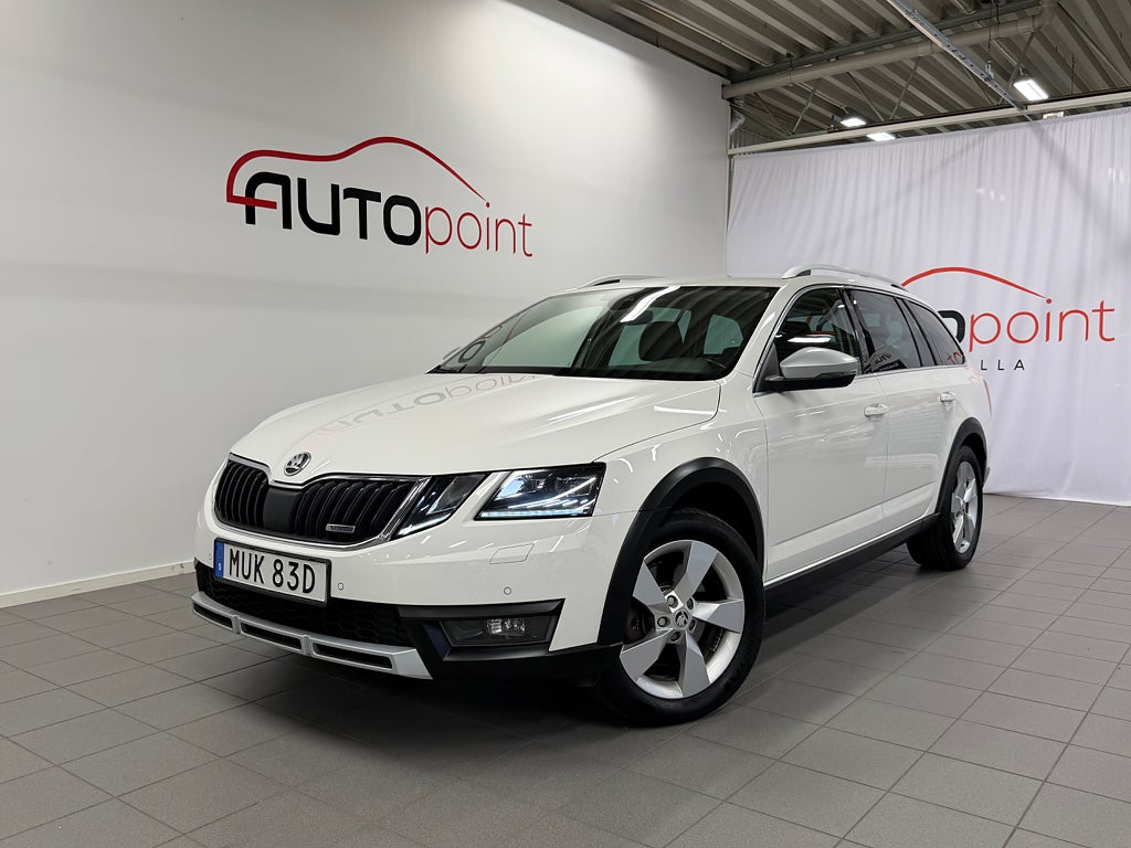 Skoda Octavia Scout 2.0 TDI 184hk 4x4 Premium|Canton|Värmare|Drag|Cockpit 