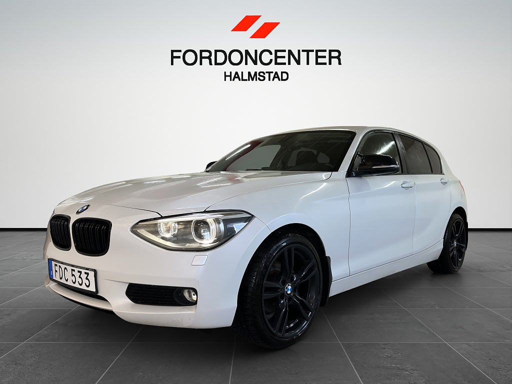 BMW 118d d 143hk 5-dörrars, Ny-Besiktad|P-Sensor|Farthållare