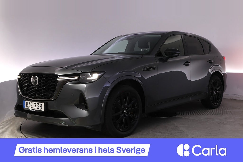 Mazda CX-60 PHEV Homura Läder Elstol 360 Bose HUD BLIS Navi
