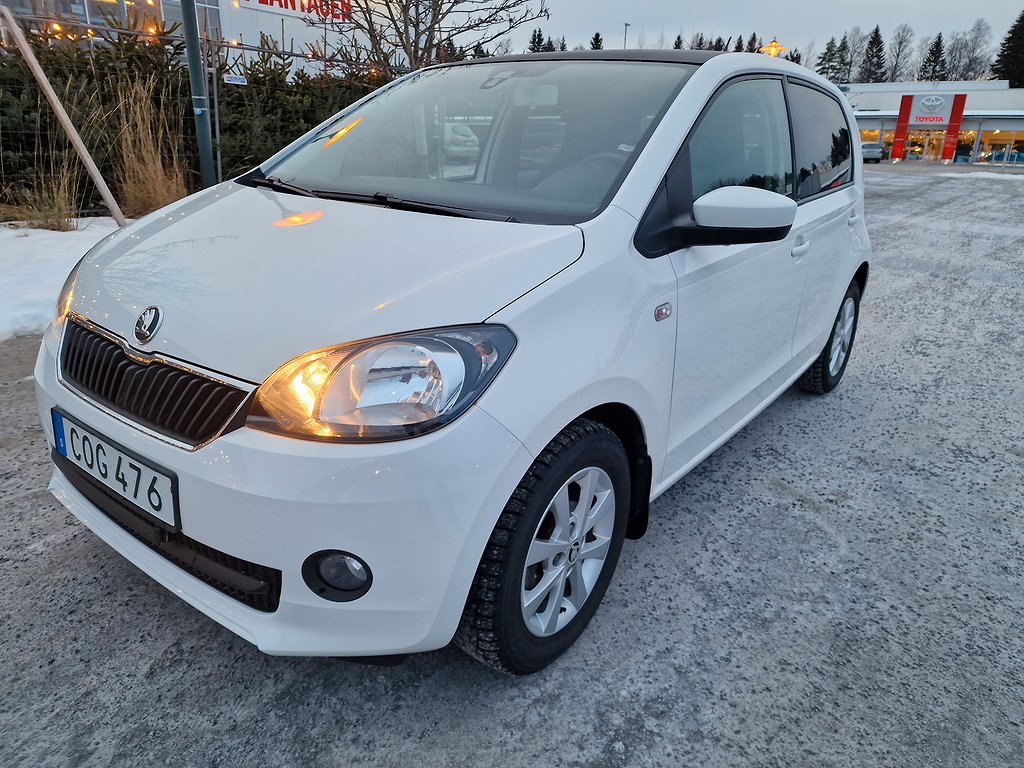 Skoda Citigo 5-dörrar 1.0 MPI Plus 2 ägare lågskatt 3800 Mil