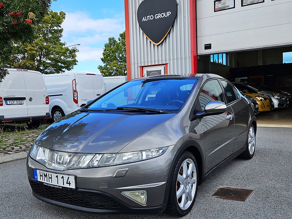 Honda Civic 5-dörrar 2.2 i-CTDi Manuell, 140hk Sport Nybesiktad Nyservad