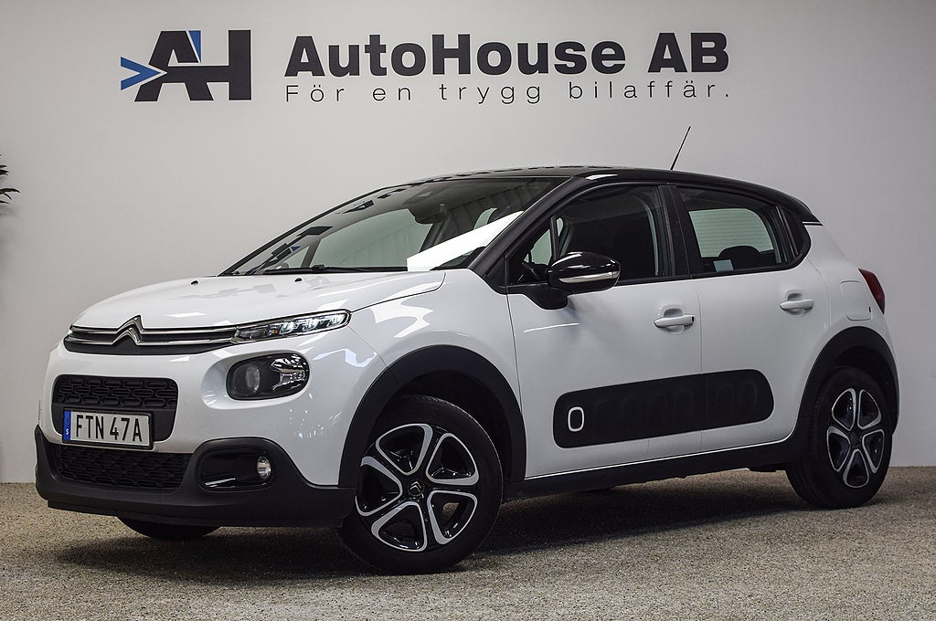 Citroën C3 1.2 VTi Shine Backsensor CarPlay Kamrem bytt